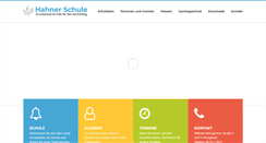 Desktop Screenshot of hahnerschule.de
